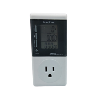 EM100 plug-in energy meter power analyzer with LCD display