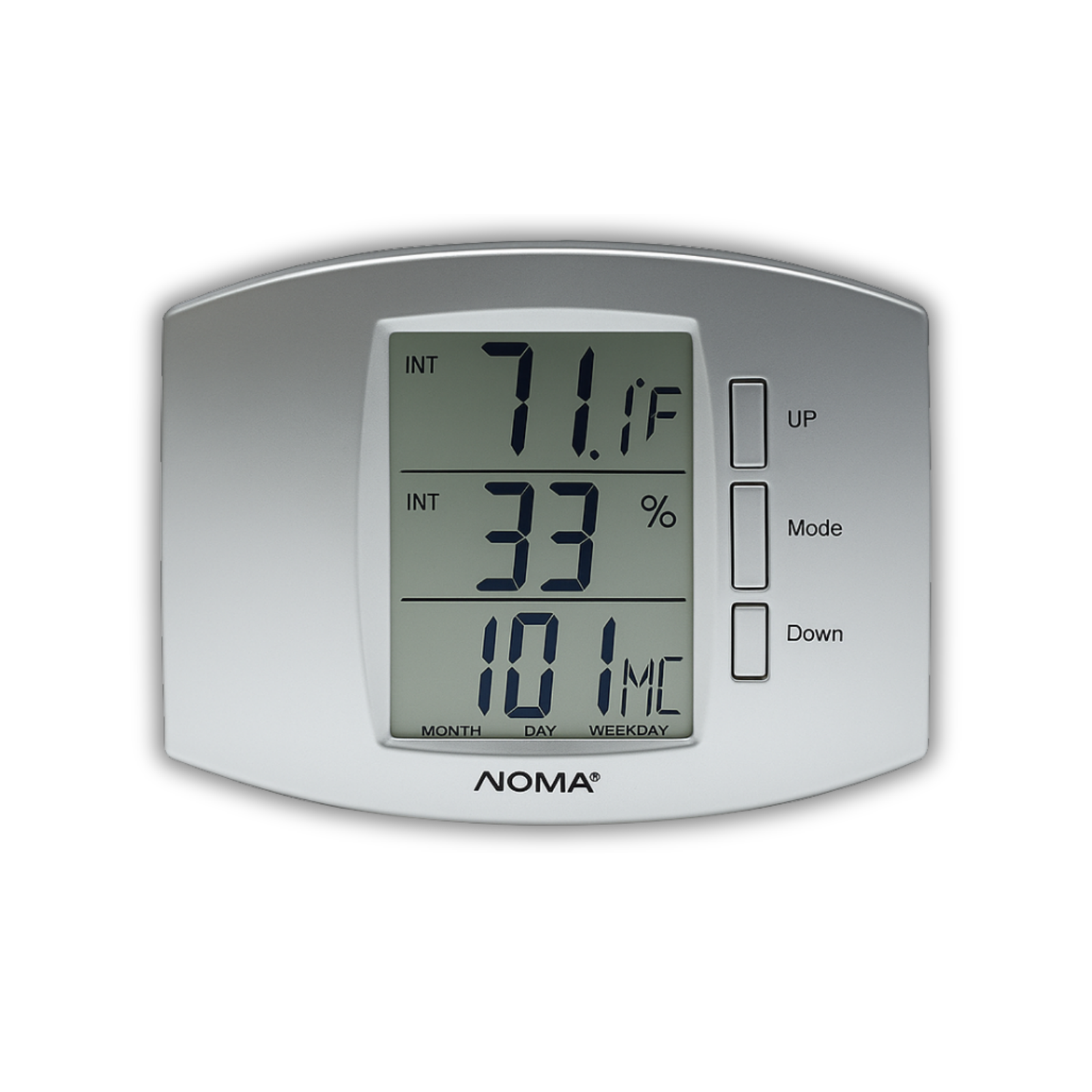 TSH723 indoor thermometer hygrometer with clock and calendar