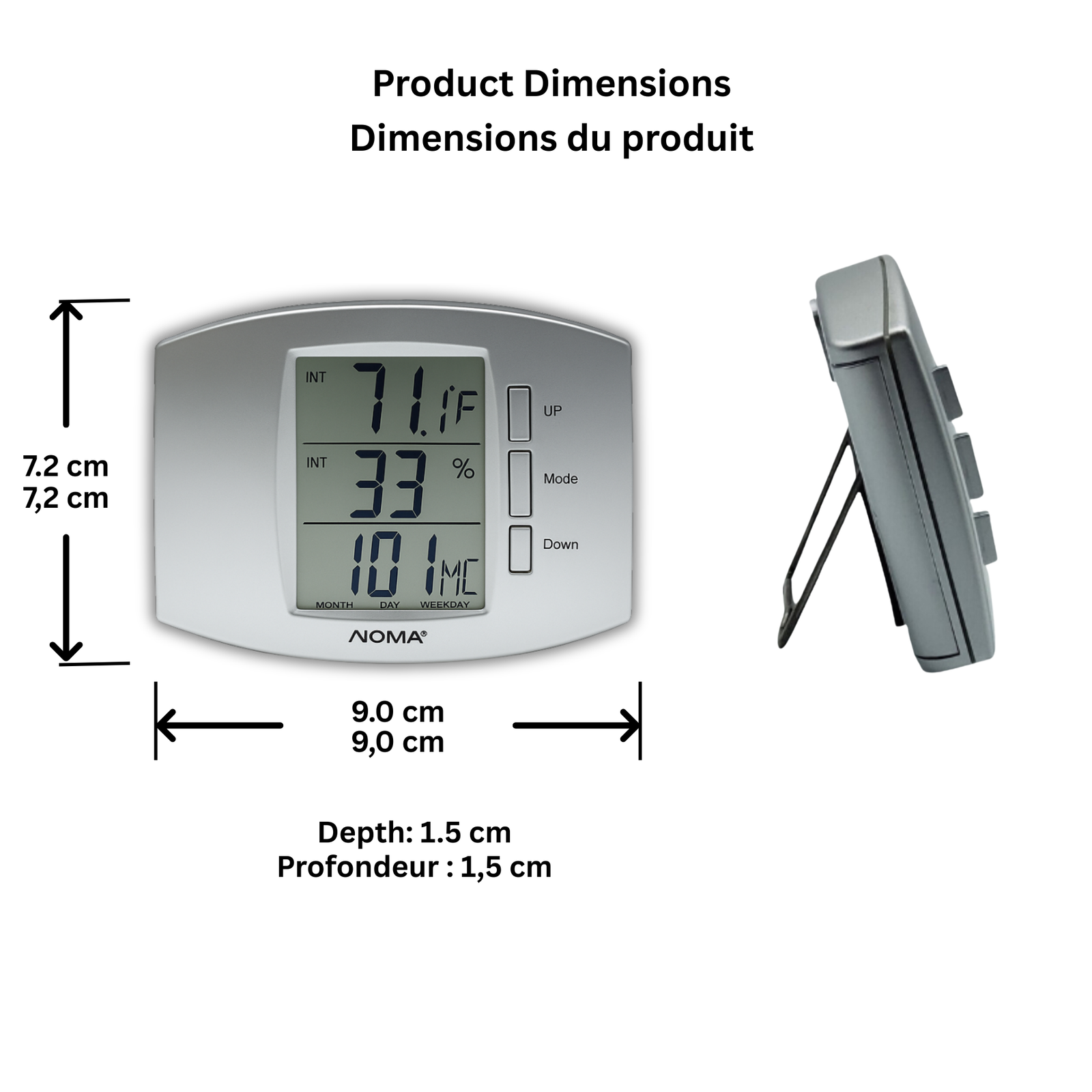 tsh723 thermostation dimensions